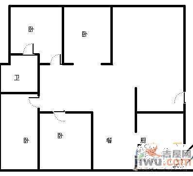 中润世纪家园5室3厅3卫338㎡户型图