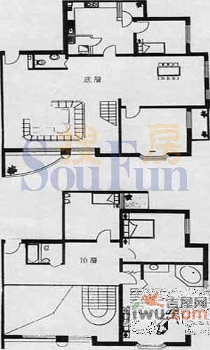 中润世纪家园5室3厅3卫338㎡户型图