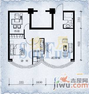 东大智慧嘉园2室1厅1卫77.3㎡户型图