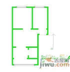 孔雀花园3室2厅1卫153㎡户型图