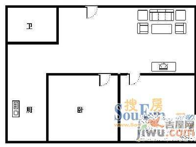 光明小区2室2厅2卫户型图