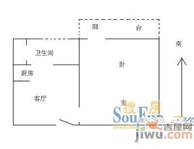 光明小区2室2厅2卫户型图