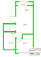 江山花园2室2厅1卫84㎡户型图