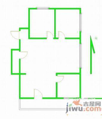 南十小区3室2厅1卫120㎡户型图