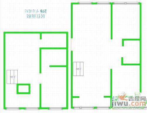 春城小院2室2厅1卫101㎡户型图