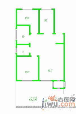 金硕园3室2厅2卫154㎡户型图