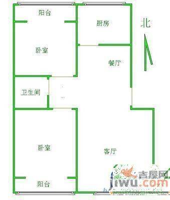 金硕园3室2厅2卫154㎡户型图