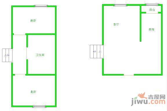 东环国际3室2厅2卫127㎡户型图