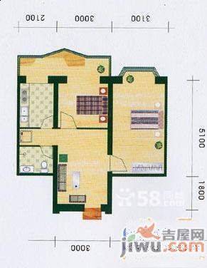 东环国际3室2厅2卫127㎡户型图