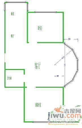 南风雅居3室2厅1卫126㎡户型图