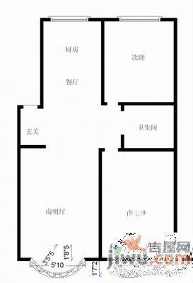 方迪家园2室2厅2卫140.1㎡户型图