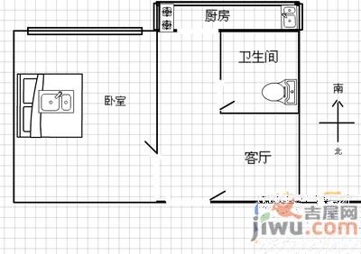 爱心家园2室2厅1卫111㎡户型图