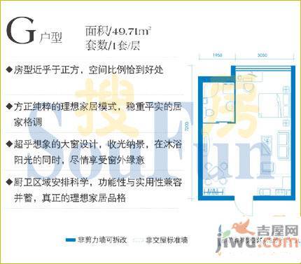 鲁尔大厦3室0厅0卫38㎡户型图