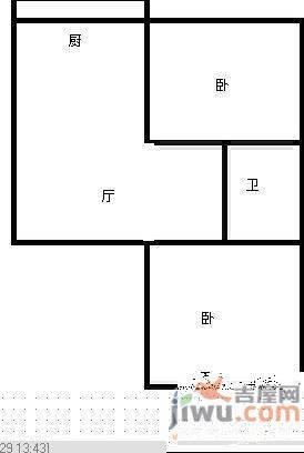 南风雅都1室1厅1卫65㎡户型图