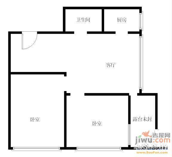 青苹果友谊城3室2厅2卫152㎡户型图