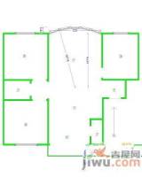 天柱山庄绿色家园3室2厅2卫154㎡户型图