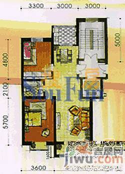 雍添金园3室2厅2卫153.2㎡户型图