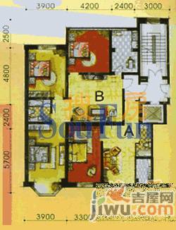 雍添金园3室2厅2卫153.2㎡户型图