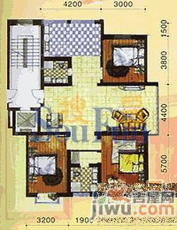 雍添金园3室2厅2卫153.2㎡户型图