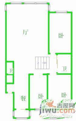 天缘雅居2室2厅1卫75㎡户型图