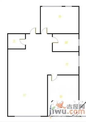 沈铁光明佳园2室2厅1卫84㎡户型图