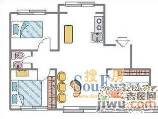 兴工社区6室3厅2卫350㎡户型图