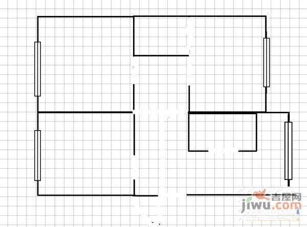 飞翔路社区1室1厅1卫40㎡户型图