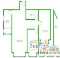 勋业西苑2室1厅1卫户型图