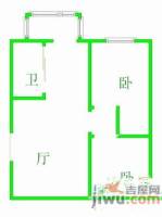 前进社区2室1厅1卫56㎡户型图