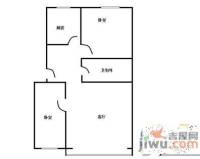 永丰小区2室1厅1卫55㎡户型图