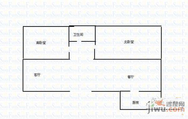 浦江苑3室2厅2卫138㎡户型图