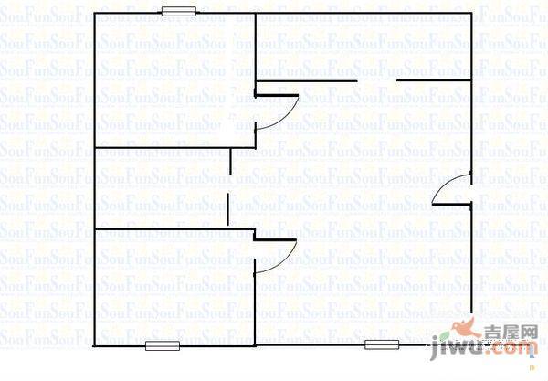 浦江苑3室2厅2卫138㎡户型图