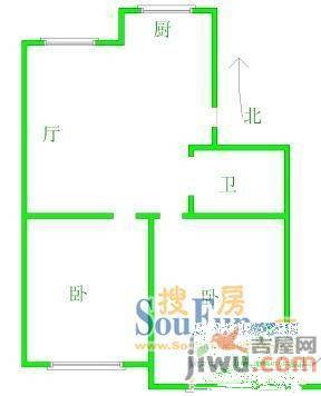 军官楼3室2厅2卫140㎡户型图