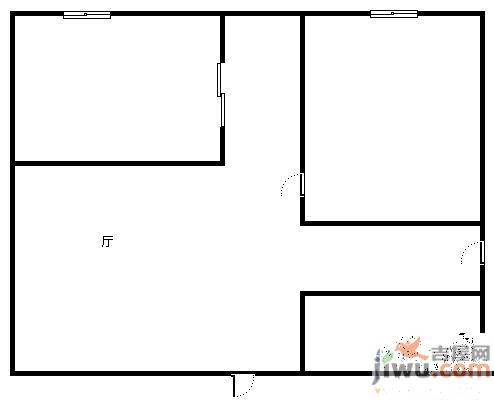 取意小区2室2厅1卫131㎡户型图