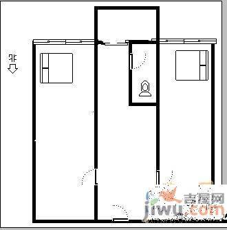 取意小区2室2厅1卫131㎡户型图