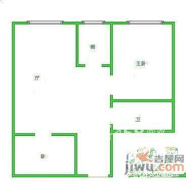 城建草仓公寓3室2厅1卫136㎡户型图