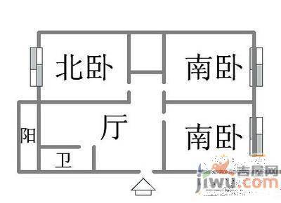 民贵家园3室2厅1卫143㎡户型图