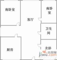 省政府机关家属院3室2厅1卫210㎡户型图