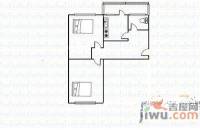 长江新区2室1厅1卫56㎡户型图