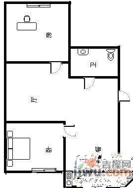 新世界花园朗悦居2室1厅1卫78㎡户型图