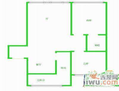 滑翔七小区3室2厅2卫140㎡户型图