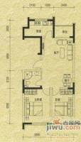 良城美景2室2厅1卫80.7㎡户型图