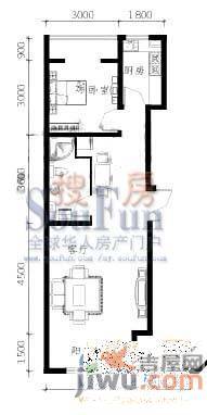 明华西江俪园3室2厅2卫128.2㎡户型图