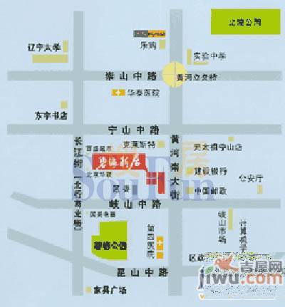 碧海新居位置交通图图片