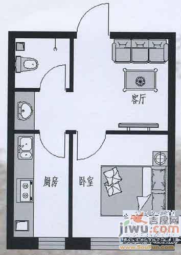 江南印象2室2厅0卫75㎡户型图