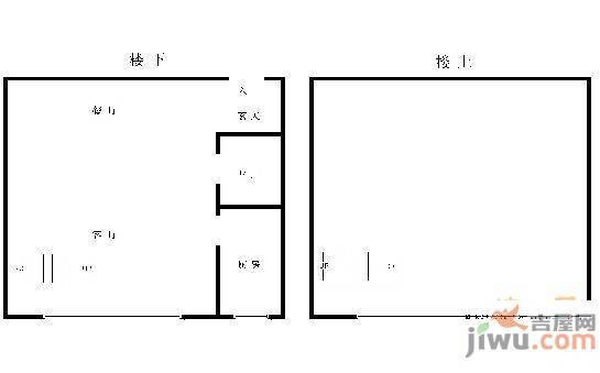 力天江南春城2室2厅1卫82.2㎡户型图