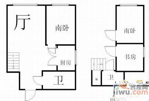 黎明西部风情2室1厅1卫126㎡户型图