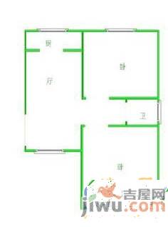 九林居2室2厅1卫95㎡户型图