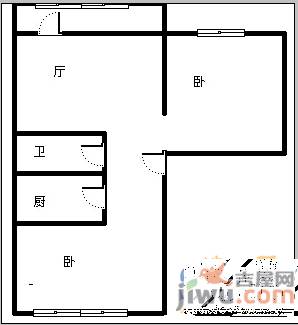 滑翔二小区3室2厅1卫118㎡户型图