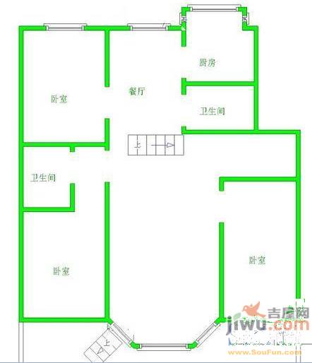 金贵家园4室3厅3卫365㎡户型图